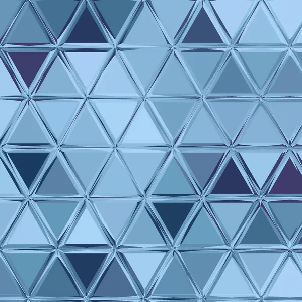 Geometric mosaic pattern from blue triangle, Blue Light Polygonal Low polygon Triangle Pattern