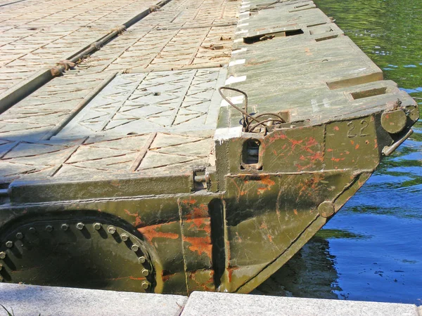 Puente Barcos Puente Militar —  Fotos de Stock