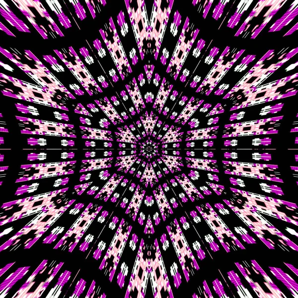 Élénk Absztrakt Dísz Színes Ultra Violet Mandala — Stock Fotó