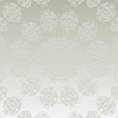 İpek tek renkli mandala çiçek açan buz çiçek veya kar tanesi