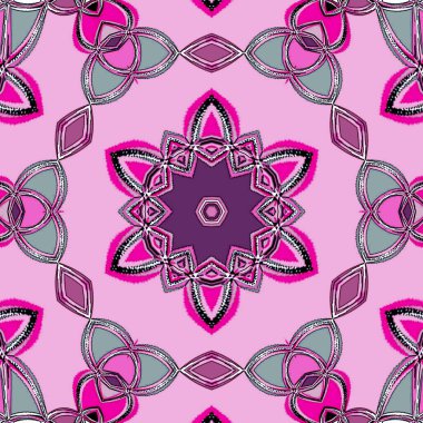 zarif Arap yıldız çiçek süsleme