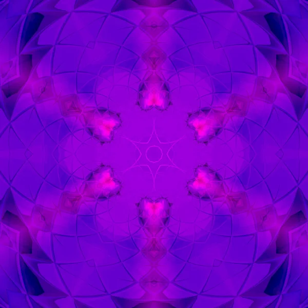 Küresel Aşk Mandala Ultra Violet — Stok fotoğraf
