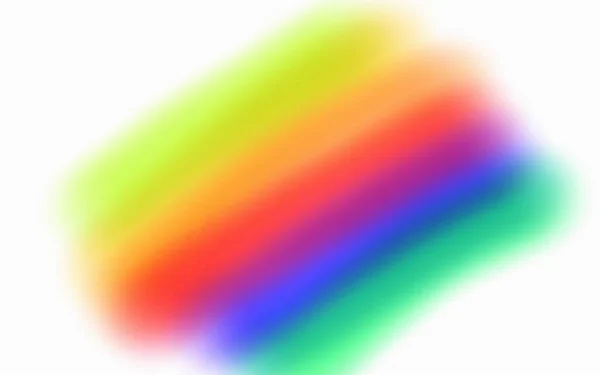 Abstracte Spectrale Regenboog Golf Een Witte Achtergrond — Stockfoto