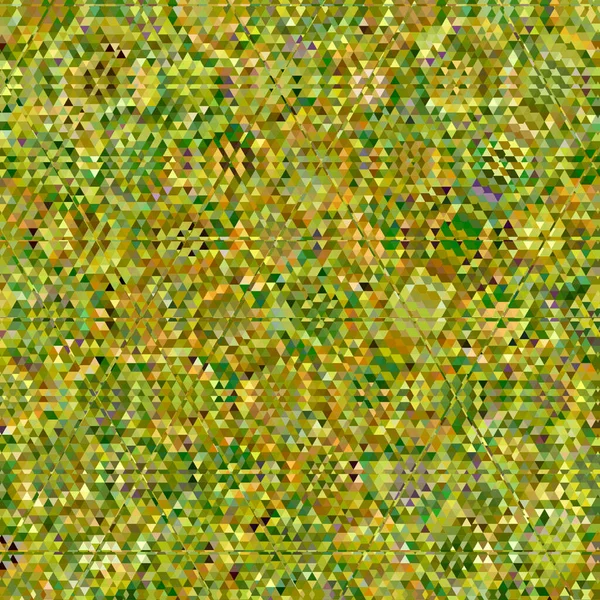 抽象黄色和绿色低聚背景连续图案 — 图库照片