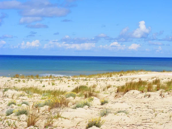 Pantai Perancis Atlantik Laut — Stok Foto