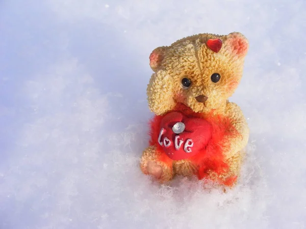 Amore Peluche San Valentino — Foto Stock