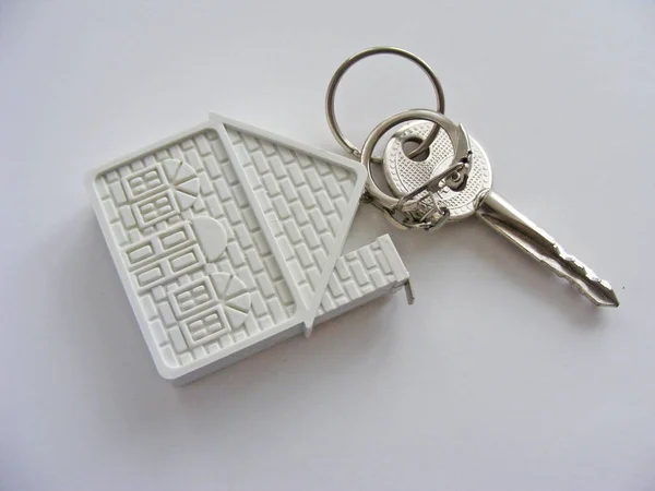 Konzeptionelles Bild Des Hausschlüssels — Stockfoto