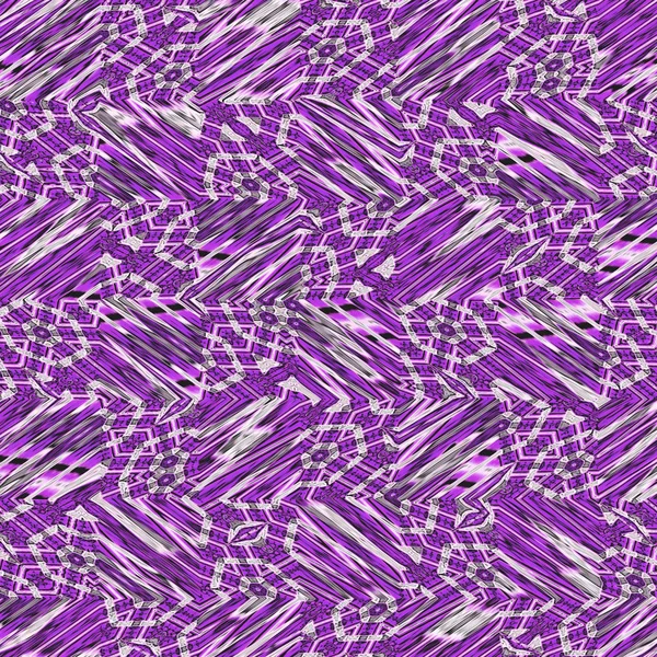 Grafische Moderne Patroon Met Hexagonale Elementen Abstracte Puzzel Achtergrond Violette — Stockfoto