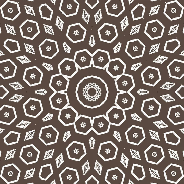 Arabesque Estilo Vintage Com Elementos Hexagonais — Fotografia de Stock