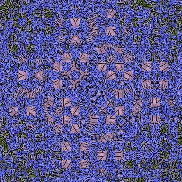 Fond Bannière Couleur Bleue Mosaïque Texture Avec Effet Flou — Photo