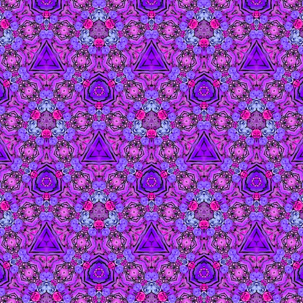 Wallpaper Baroque Style Purple Color Textile Design Texture — Stock Photo, Image