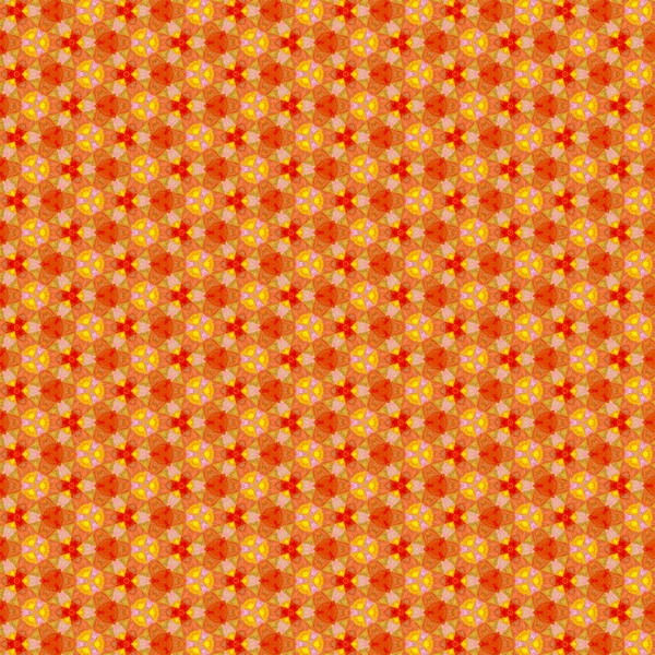 Geometrische Mozaïek Patroon Oranje Moderne Inrichting — Stockfoto