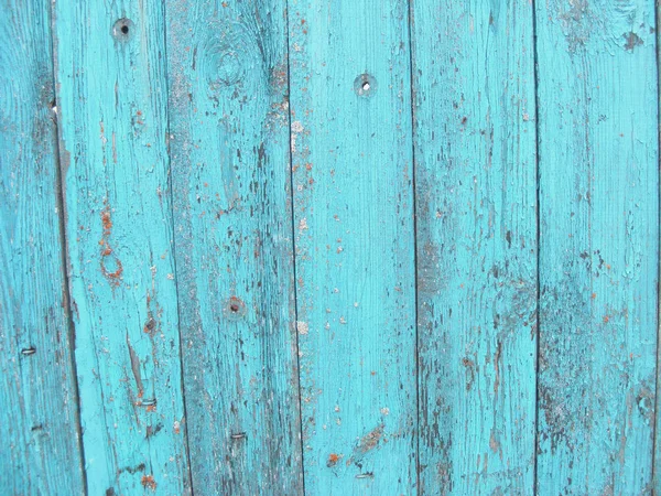 Madeira Velha Textura Parede Prancha Para Céu Azul Fundo Teal — Fotografia de Stock