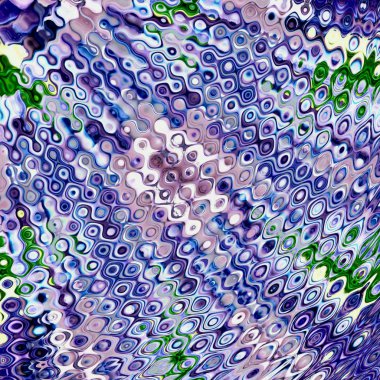 yansımaları ve çapraz dalgalanmalar ile mavi ve mor arka plan