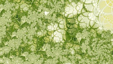 Soyut fraktal desen halı, halılar, kumaş ve bej ve yeşil renkler parlak duvar kağıtları