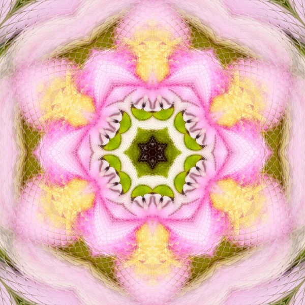 Розовый Орнаментальная Плитка Фон Треугольник Мозаика — стоковое фото