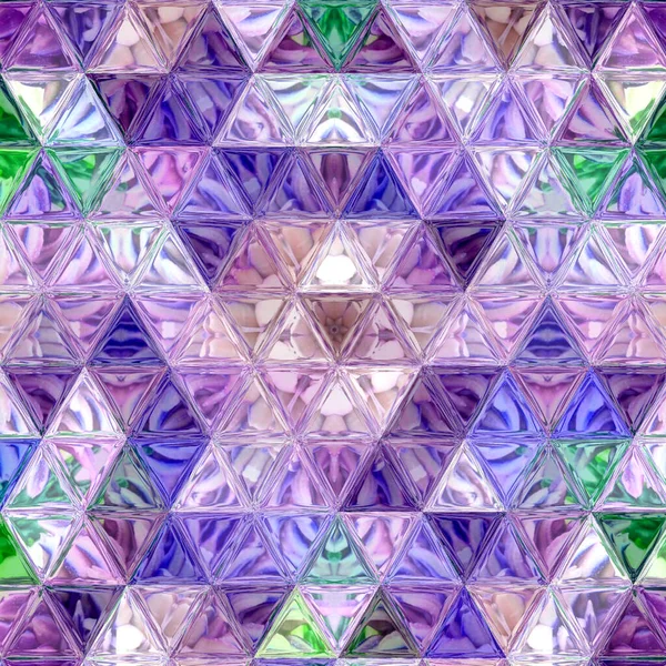 抽象低多紫罗兰色几何背景不偏不零的图案 效果彩色玻璃窗户或拼接 — 图库照片