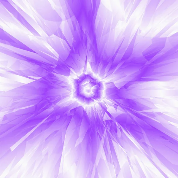 Abstract ultra violet background design with white rays effect exploision of glass