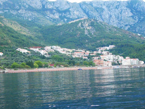 Πόλη Herceg Novi Στο Μαυροβούνιο Ταξιδεύουν Στη Θάλασσα — Φωτογραφία Αρχείου