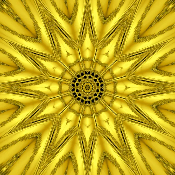 Χρυσό Μυθικό Καλειδοσκόπιο Χρυσό Αστέρι Ελαφριά Επίδραση — Φωτογραφία Αρχείου