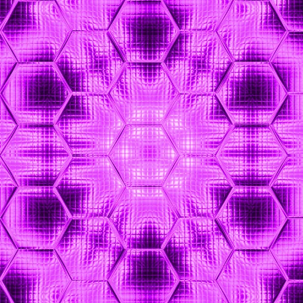 Ultra Violet Zeshoekige Mandala Gradient Achtergrond Met Gaas — Stockfoto