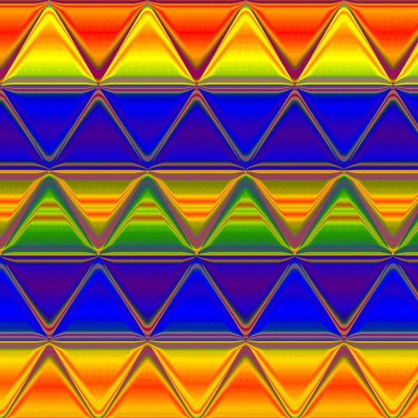 Abstrakcja Triangle Pattern Spektrum Kolorów Efekt Tęczy — Zdjęcie stockowe