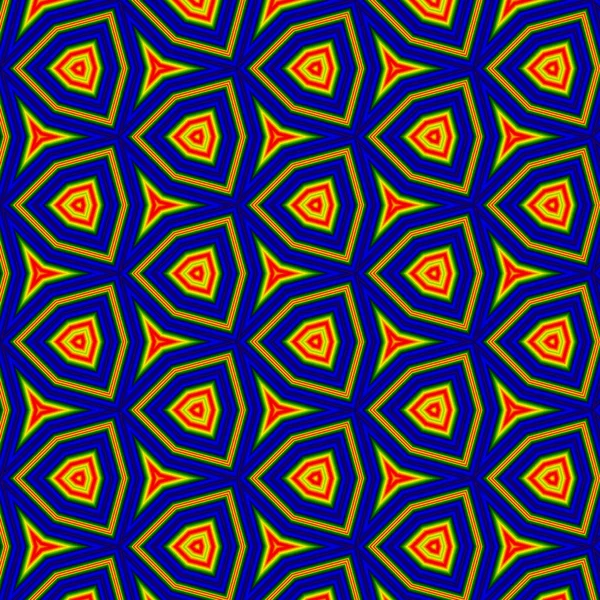 Neon geometric blue pattern 3d effect