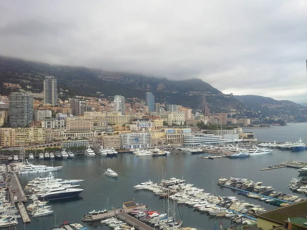 Monte Carlo Panorama Monaco — Stock Photo, Image