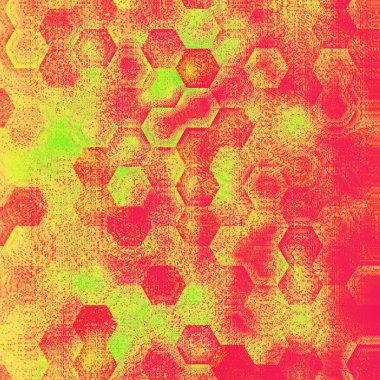 renkli arka plan altıgen örme örgü turuncu ve sarı için kartı veya afiş bahar ve Paskalya veya Tekstil bebeğim.