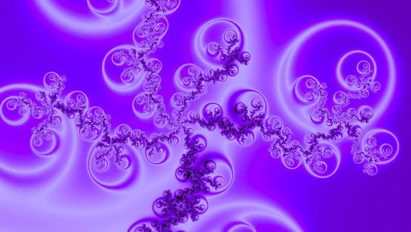 pretty pastel fractal abstract light background with lines and circles in ultra violet