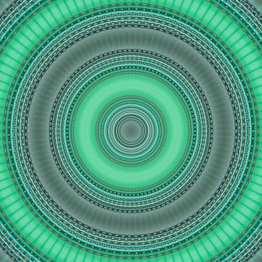 Yeşil fraktal sarmal