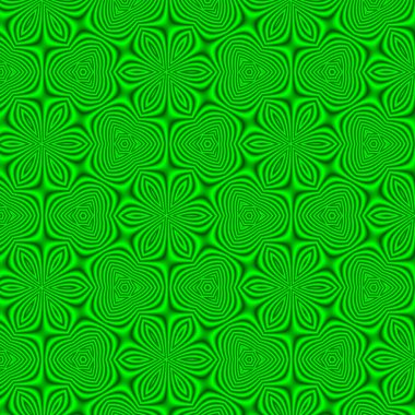 Eco desen yeşil çiçekli bahar kartında