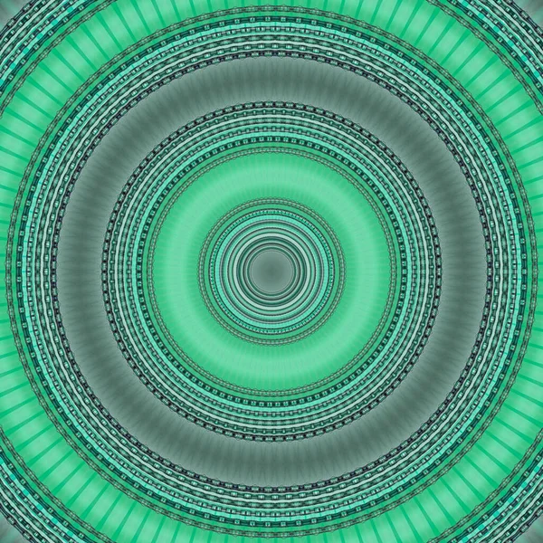 Spirala zielony fraktal — Zdjęcie stockowe