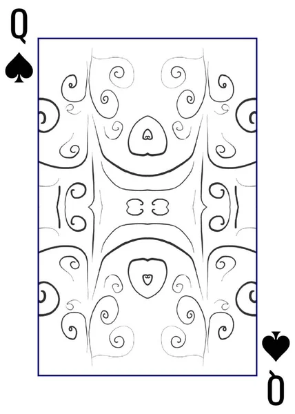 Poker Sfondo Della Carta Gioco — Foto Stock