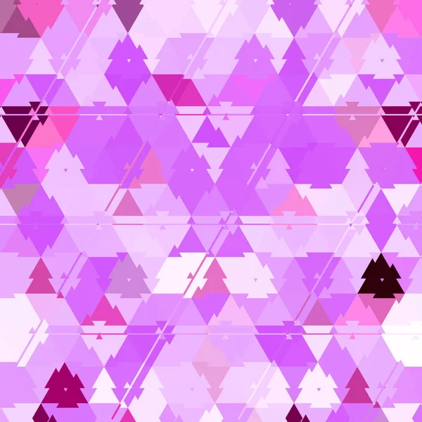 Lilas geométricas abstractas patrón rosa púrpura. Lindo mosaico triang —  Fotos de Stock