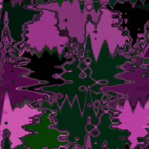 Abstract bright graffiti pattern. Dark triangles and green with wine elements