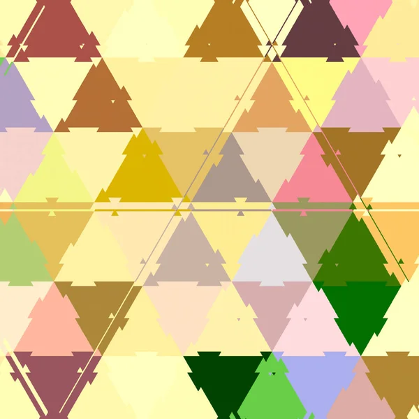 Retro origami pattern. Simple minimalism in continuous mosaic triangles elements.