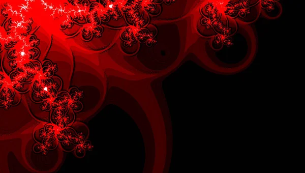 Una Sola Neurona Roja Brillando Fondo Oscuro — Foto de Stock