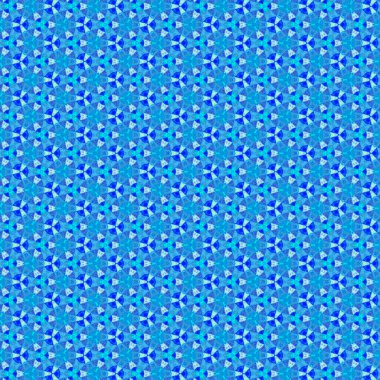 Mavi üçgenler ve oklar ile yaratıcı sürekli çok renkli desen