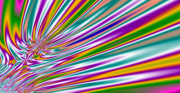 Abstracto Arco Iris Colores Vivos Líneas Curvas Fondo Colorido — Foto de Stock