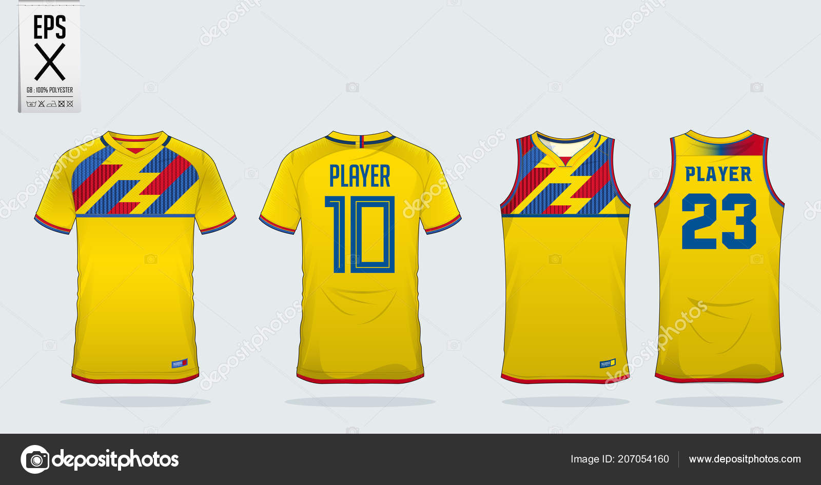 yellow jersey basketball design