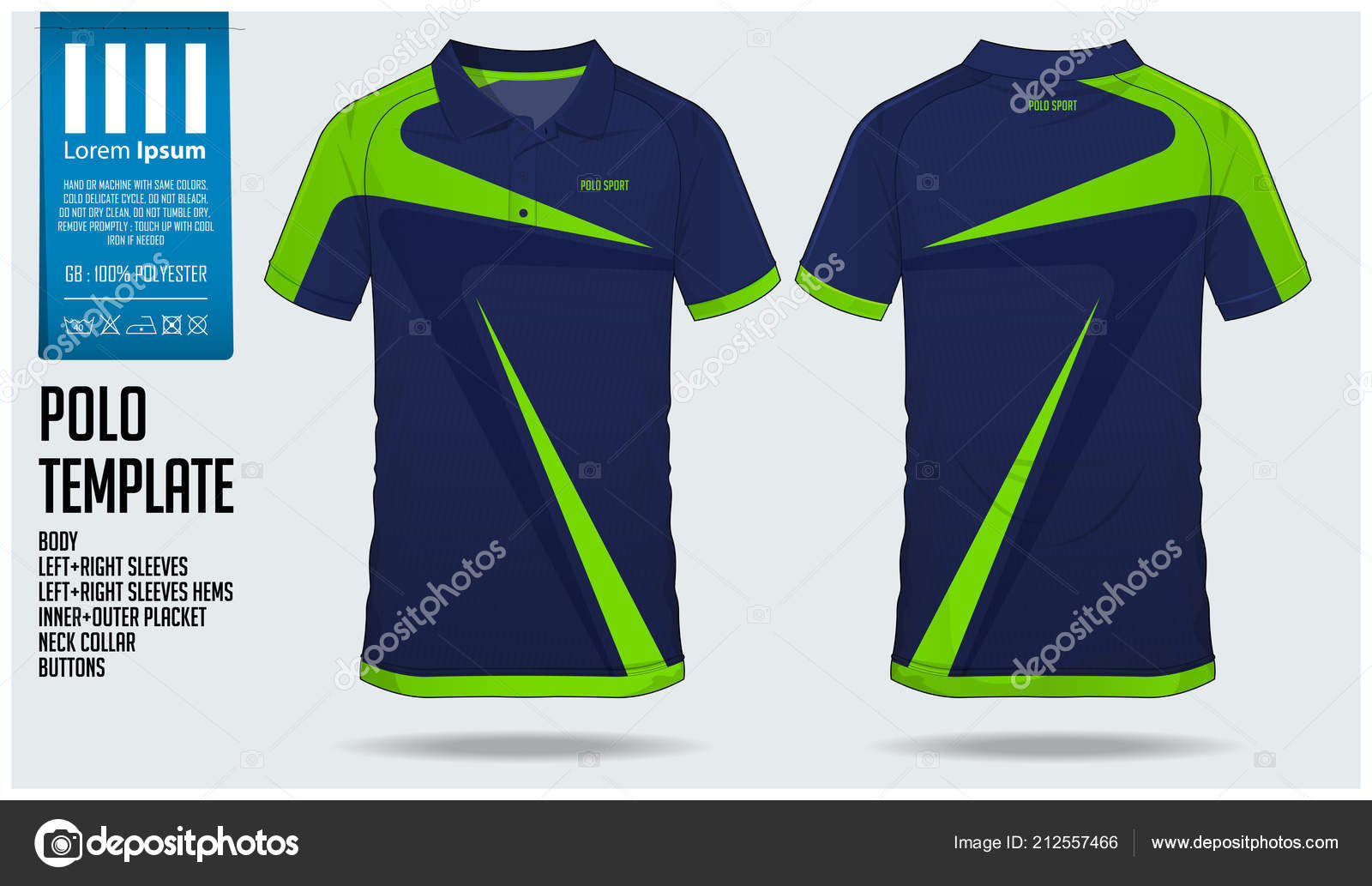 green football jersey design