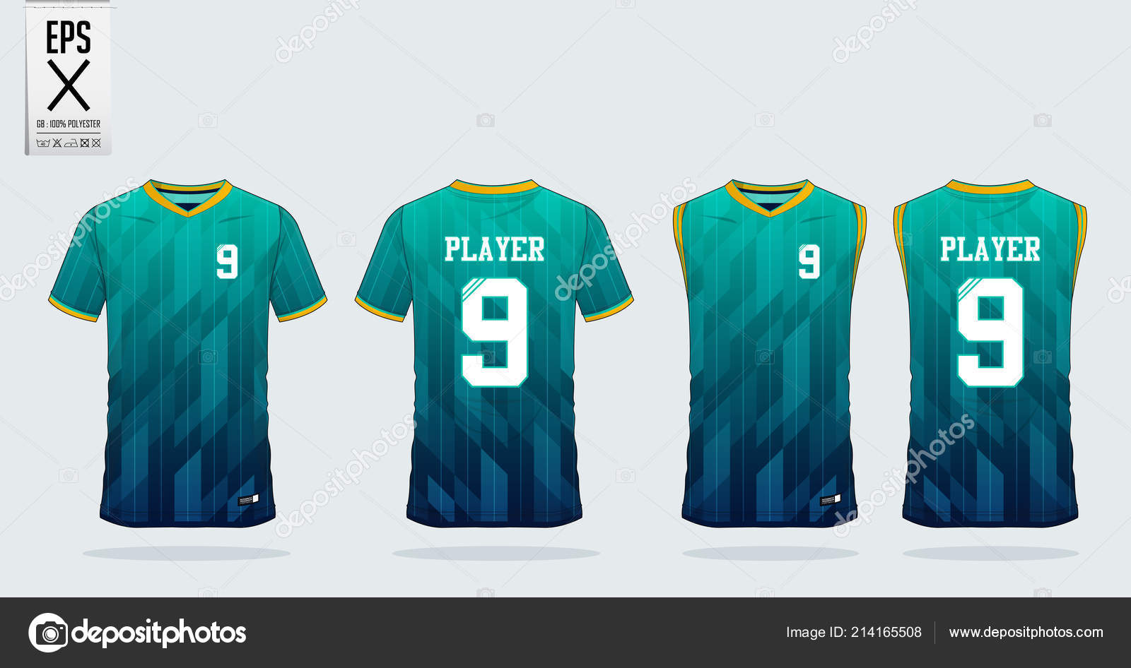 blue and green jersey