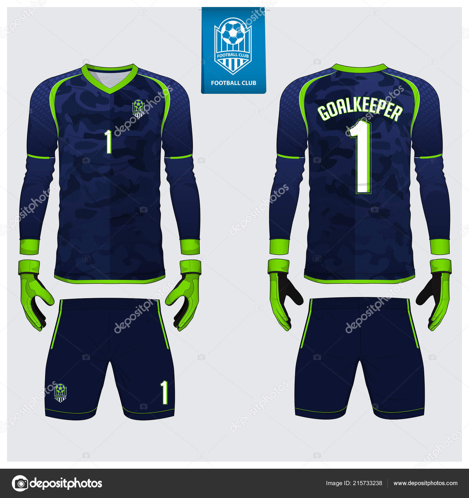 Kiper Jersey Atau Sepak Bola Kit Lengan Panjang Kemeja Penjaga