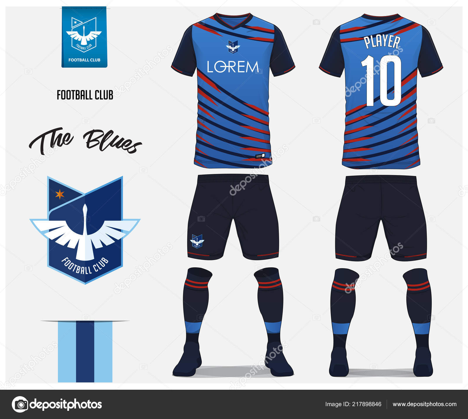 jersey blue design