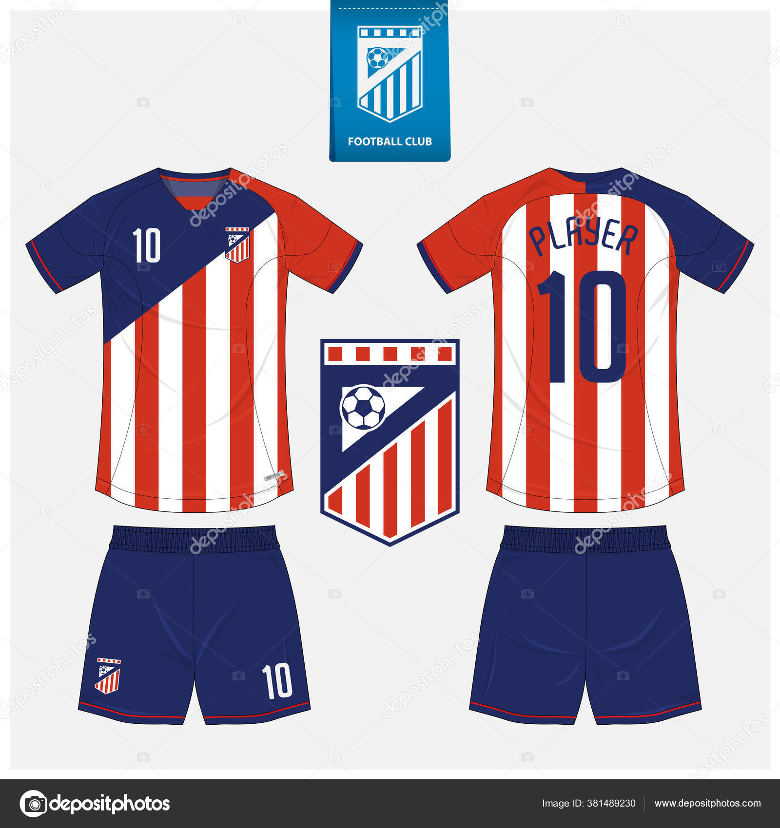 Download Soccer Jersey Football Kit Mockup Template Design Sport Club Football Vector Image By C Tond Ruangwit Gmail Com Vector Stock 381489230