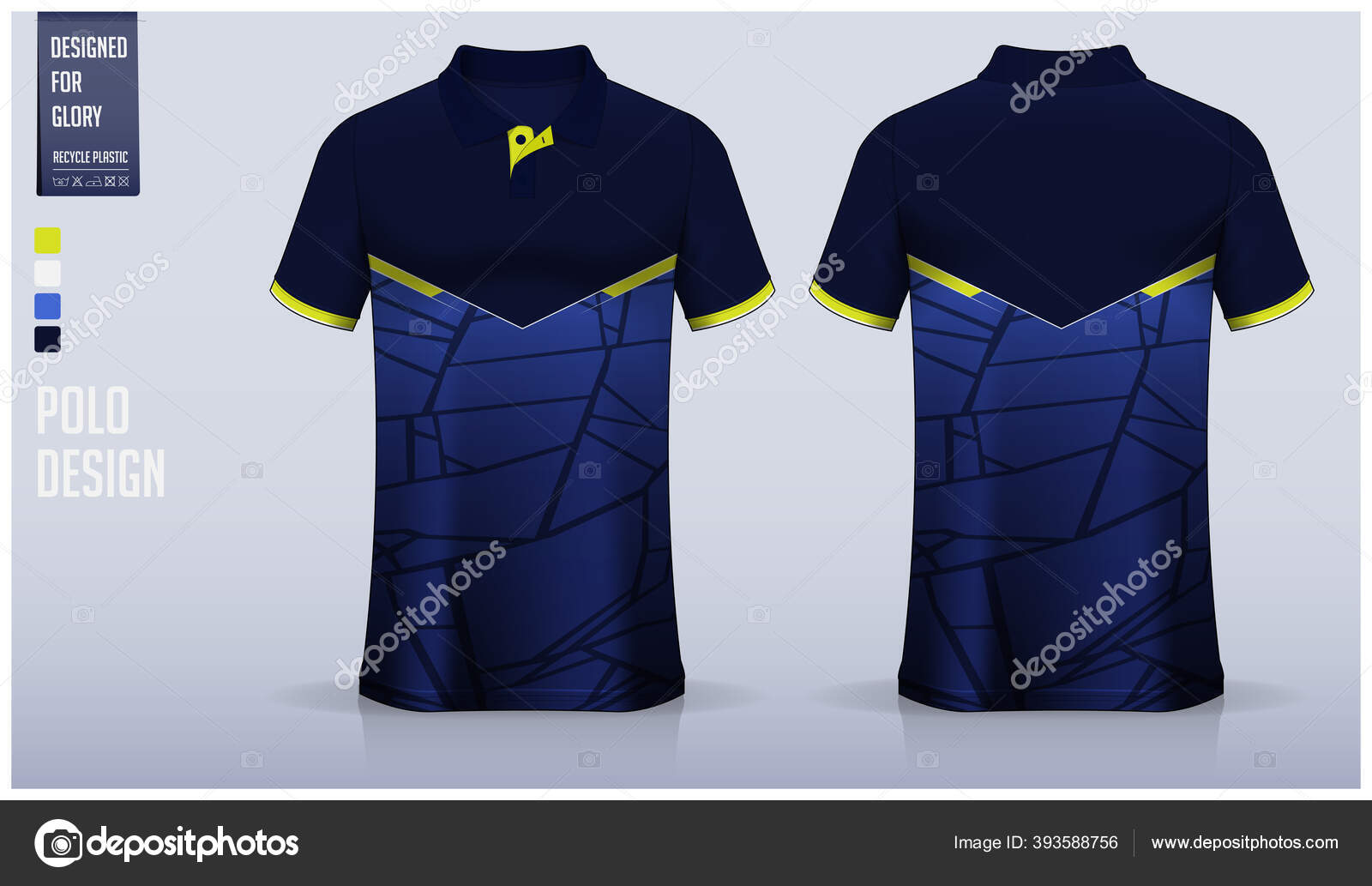 Download Polo Shirt Mockup Template Design Soccer Jersey Football Kit Sportswear Vector Image By C Tond Ruangwit Gmail Com Vector Stock 393588756