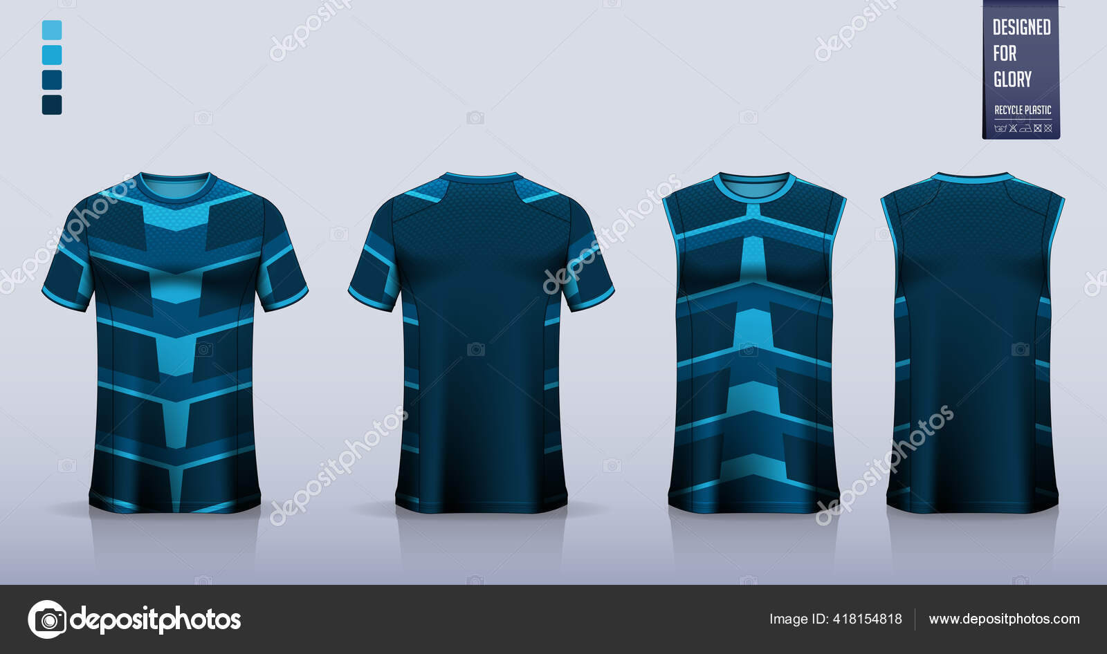 Geleerde Origineel Tektonisch Blue Shirt Mockup Sport Shirt Template Design Soccer Jersey Football Stock  Vector Image by ©tond.ruangwit@gmail.com #418154818