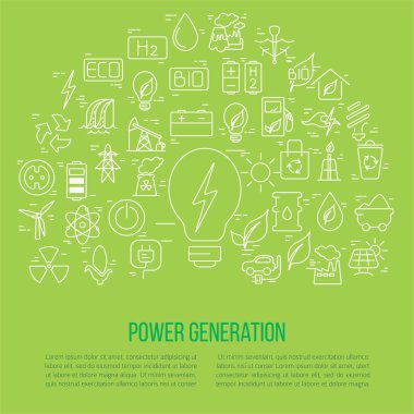 Vektör şablon çizimi