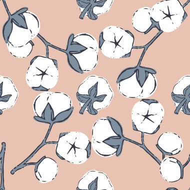 Pamuklu, pürüzsüz bir el çizimi